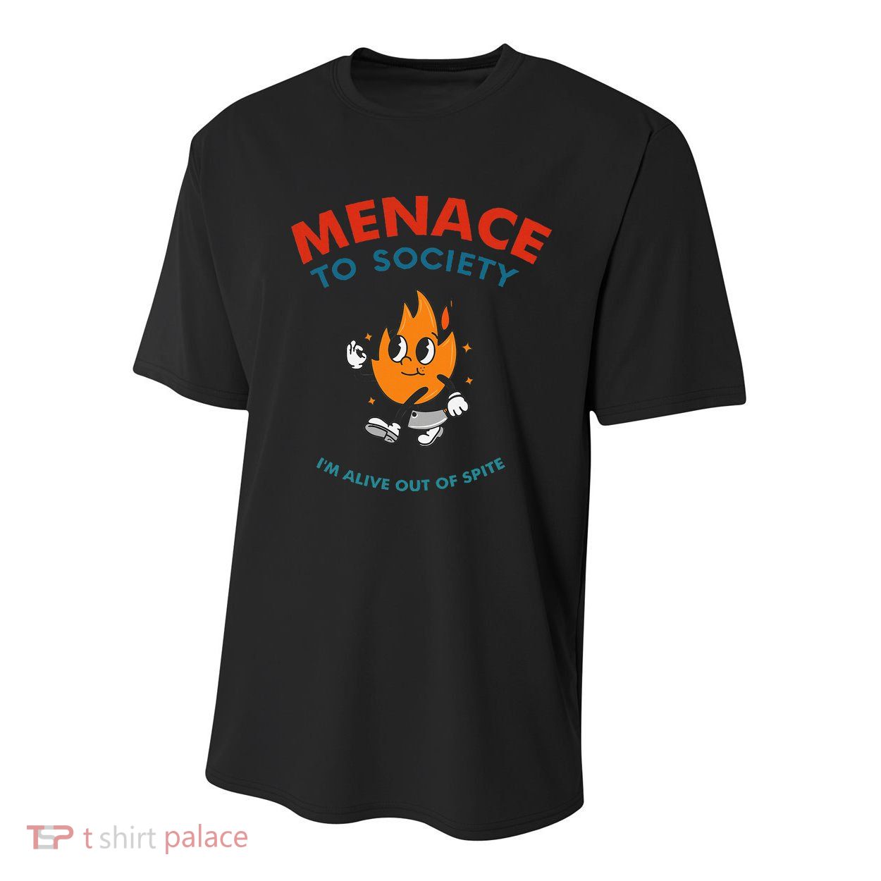 Menace To Society IM Alive Out Of Spite Apparel Youth Performance Sprint T-Shirt