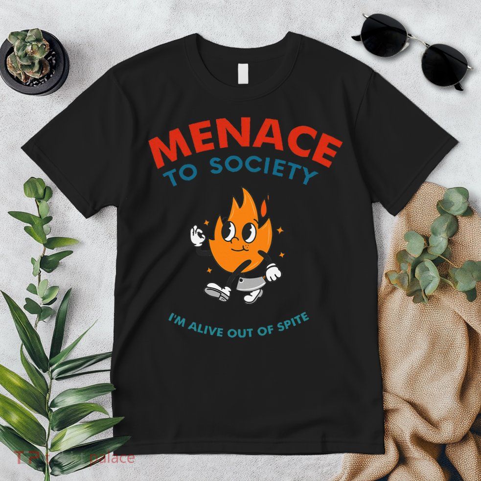 Menace To Society IM Alive Out Of Spite Apparel Premium T-Shirt