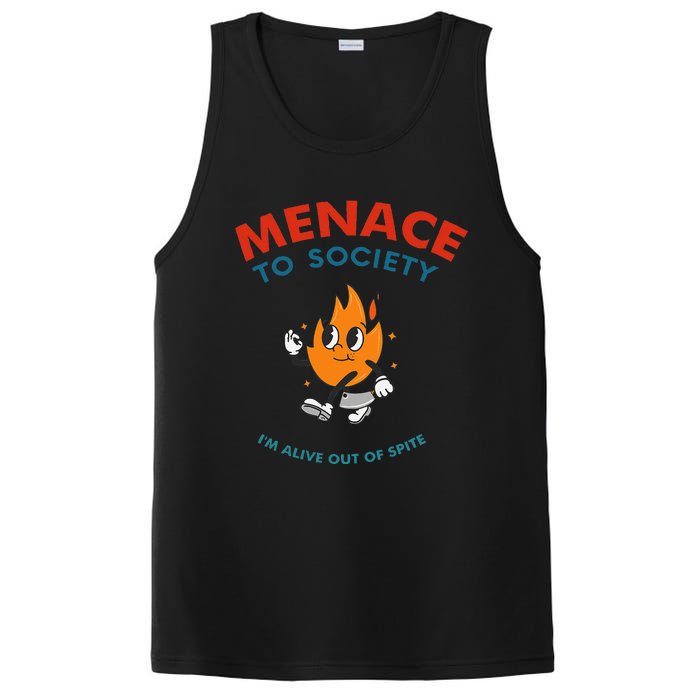 Menace To Society IM Alive Out Of Spite Apparel PosiCharge Competitor Tank