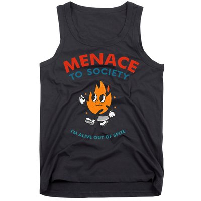 Menace To Society IM Alive Out Of Spite Apparel Tank Top