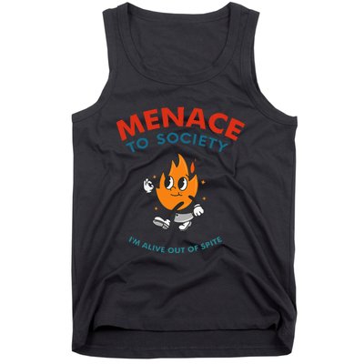 Menace To Society IM Alive Out Of Spite Apparel Tank Top