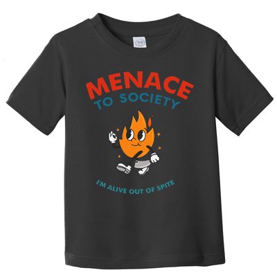 Menace To Society IM Alive Out Of Spite Apparel Toddler T-Shirt