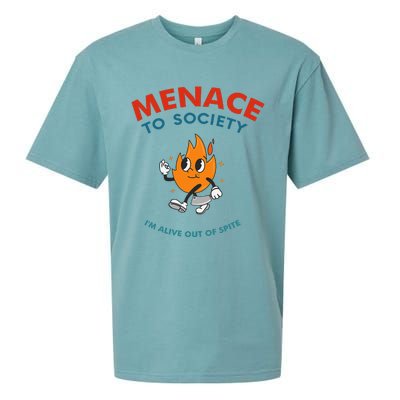 Menace To Society IM Alive Out Of Spite Apparel Sueded Cloud Jersey T-Shirt