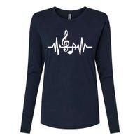 Music The Soul In My Heart Womens Cotton Relaxed Long Sleeve T-Shirt