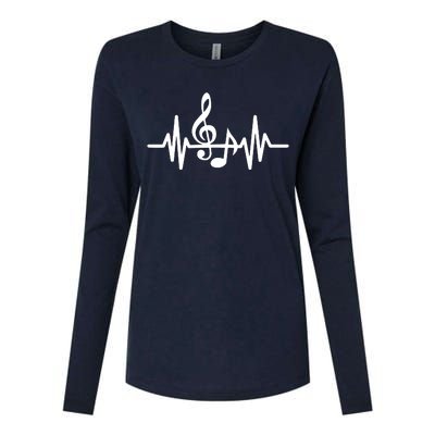 Music The Soul In My Heart Womens Cotton Relaxed Long Sleeve T-Shirt