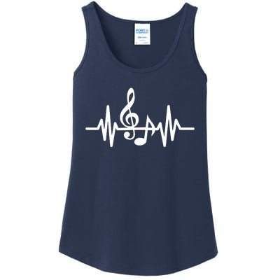 Music The Soul In My Heart Ladies Essential Tank