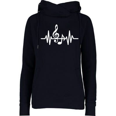 Music The Soul In My Heart Womens Funnel Neck Pullover Hood