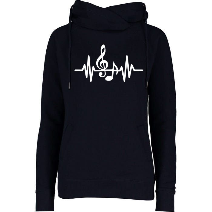 Music The Soul In My Heart Womens Funnel Neck Pullover Hood