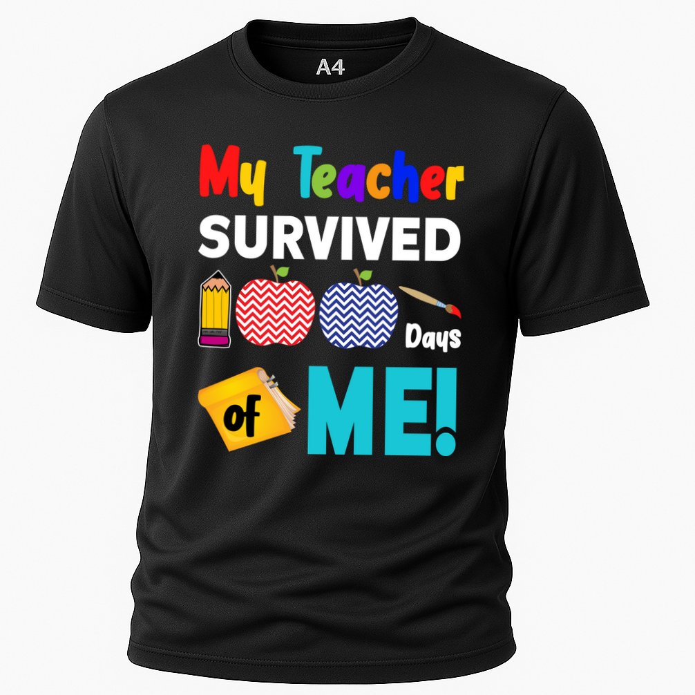 My Teacher Survived 100 Days Of Me Performance Shirt