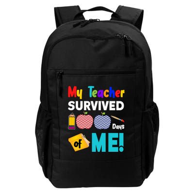 My Teacher Survived 100 Days Of Me Backpack