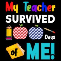 My Teacher Survived 100 Days Of Me Wool Snapback Cap