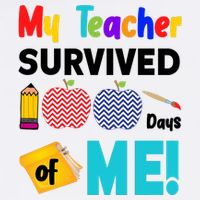 My Teacher Survived 100 Days Of Me Garment-Dyed Sweatshirt