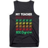 My Teacher Survived 100 Days of Me School Funny Costume Tank Top