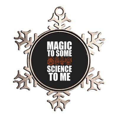 Magic To Some Science To Me Metallic Star Ornament