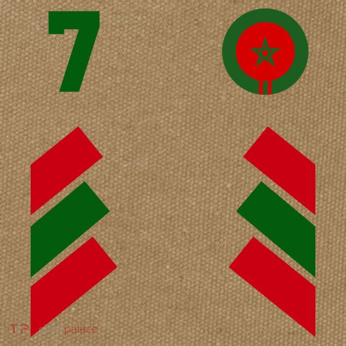 Morocco Team Sport Number 7 Cotton Canvas Backpack