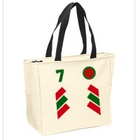 Morocco Team Sport Number 7 Zip Tote Bag