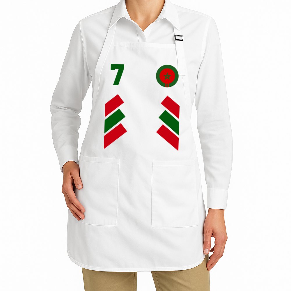 Morocco Team Sport Number 7 Apron
