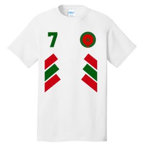 Morocco Team Sport Number 7 Tall T-Shirt