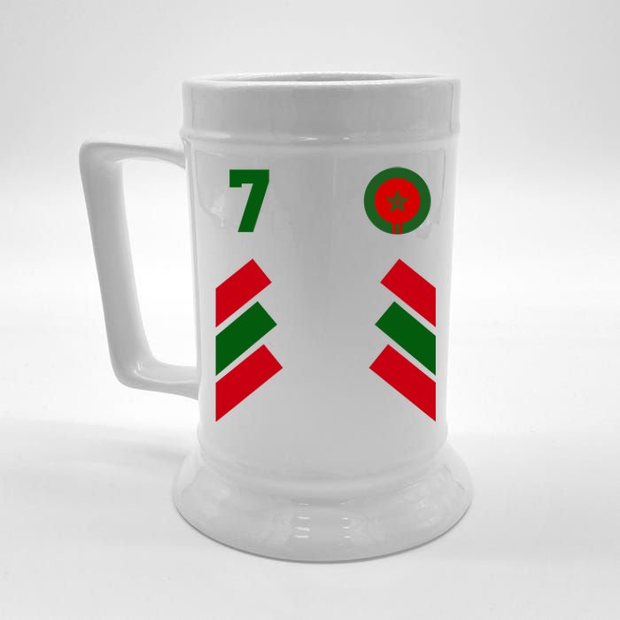 Morocco Team Sport Number 7 Beer Stein