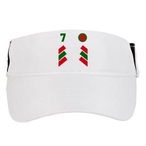 Morocco Team Sport Number 7 Adult Drive Performance Visor