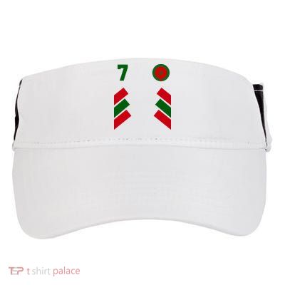 Morocco Team Sport Number 7 Adult Drive Performance Visor