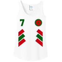 Morocco Team Sport Number 7 Ladies Essential Tank