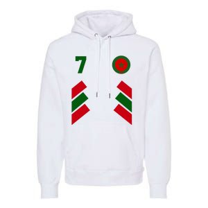 Morocco Team Sport Number 7 Premium Hoodie