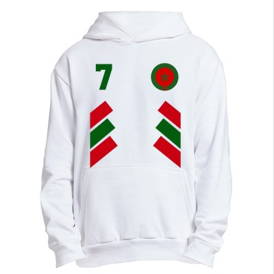 Morocco Team Sport Number 7 Urban Pullover Hoodie