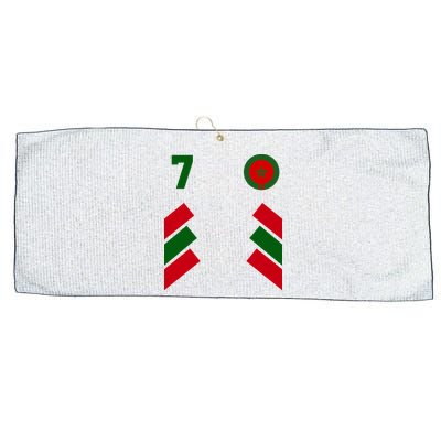 Morocco Team Sport Number 7 Large Microfiber Waffle Golf Towel