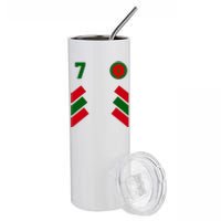 Morocco Team Sport Number 7 Stainless Steel Tumbler