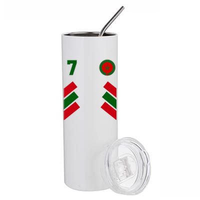 Morocco Team Sport Number 7 Stainless Steel Tumbler