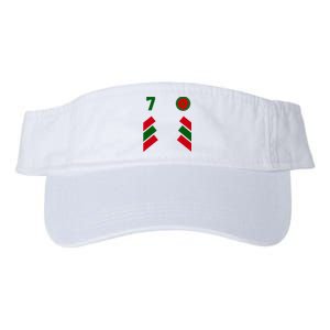 Morocco Team Sport Number 7 Valucap Bio-Washed Visor