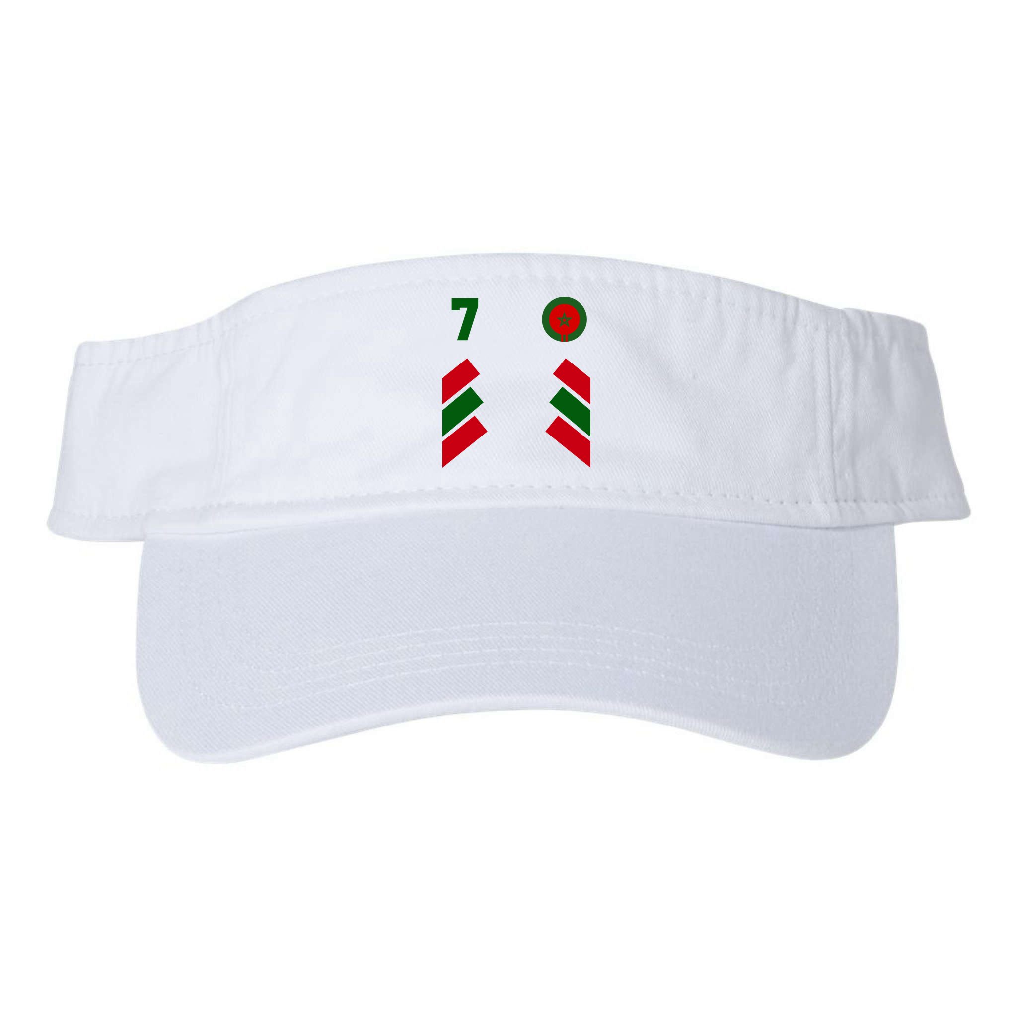 Morocco Team Sport Number 7 Visor