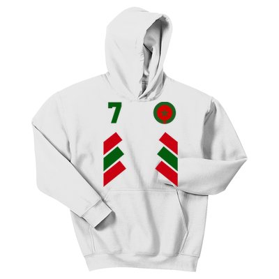 Morocco Team Sport Number 7 Kids Hoodie