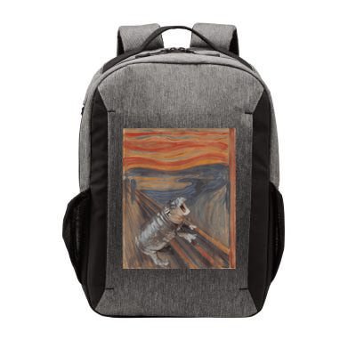 Moodeng The Scream Parody Funny Moodeng Art Baby Hippo Vector Backpack