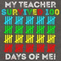 My Teacher Survived 100 Days Of Me 100 Days Of School Gift Cotton Canvas Backpack
