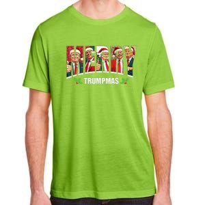 Merry Trumpmas Santa Trump Christmas Pajamas Funny Adult ChromaSoft Performance T-Shirt