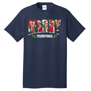 Merry Trumpmas Santa Trump Christmas Pajamas Funny Tall T-Shirt