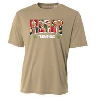 Merry Trumpmas Santa Trump Christmas Pajamas Funny Cooling Performance Crew T-Shirt