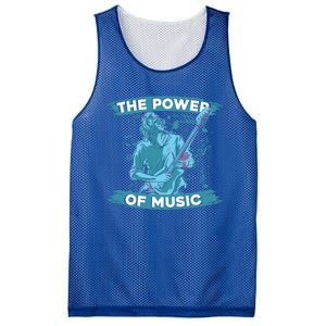 Music Teacher School Professor Musical Gift The Power Of Music Great Gift Mesh Reversible Basketball Jersey Tank