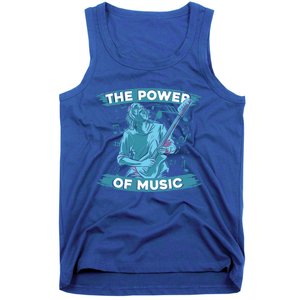 Music Teacher School Professor Musical Gift The Power Of Music Great Gift Tank Top