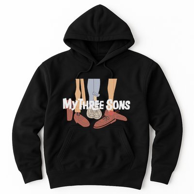 My Three Sons Shoes Retro Lover Gift Hoodie