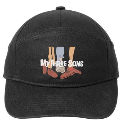 My Three Sons Shoes Retro Lover Gift 7-Panel Snapback Hat