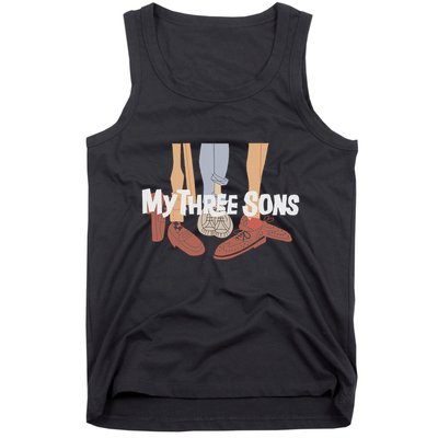 My Three Sons Shoes Retro Lover Gift Tank Top