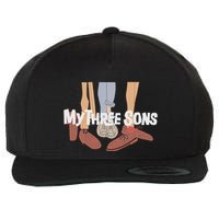 My Three Sons Shoes Retro Lover Gift Wool Snapback Cap