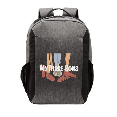 My Three Sons Shoes Retro Lover Gift Vector Backpack