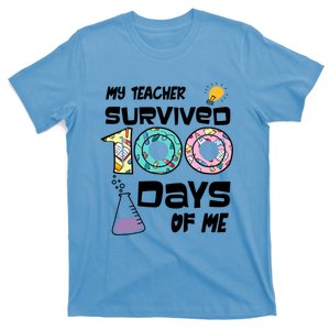 My Teacher Survived 100 Days Of Me Kindergarten Student Gift T-Shirt