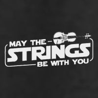 May The Strings Be With You Violinist Violin Player Knit Cap Winter Beanie