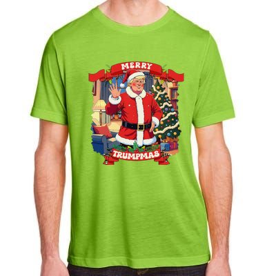 Merry Trumpmas Santa Trumpchristmas Pajamas Funny Adult ChromaSoft Performance T-Shirt