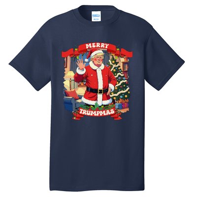 Merry Trumpmas Santa Trumpchristmas Pajamas Funny Tall T-Shirt